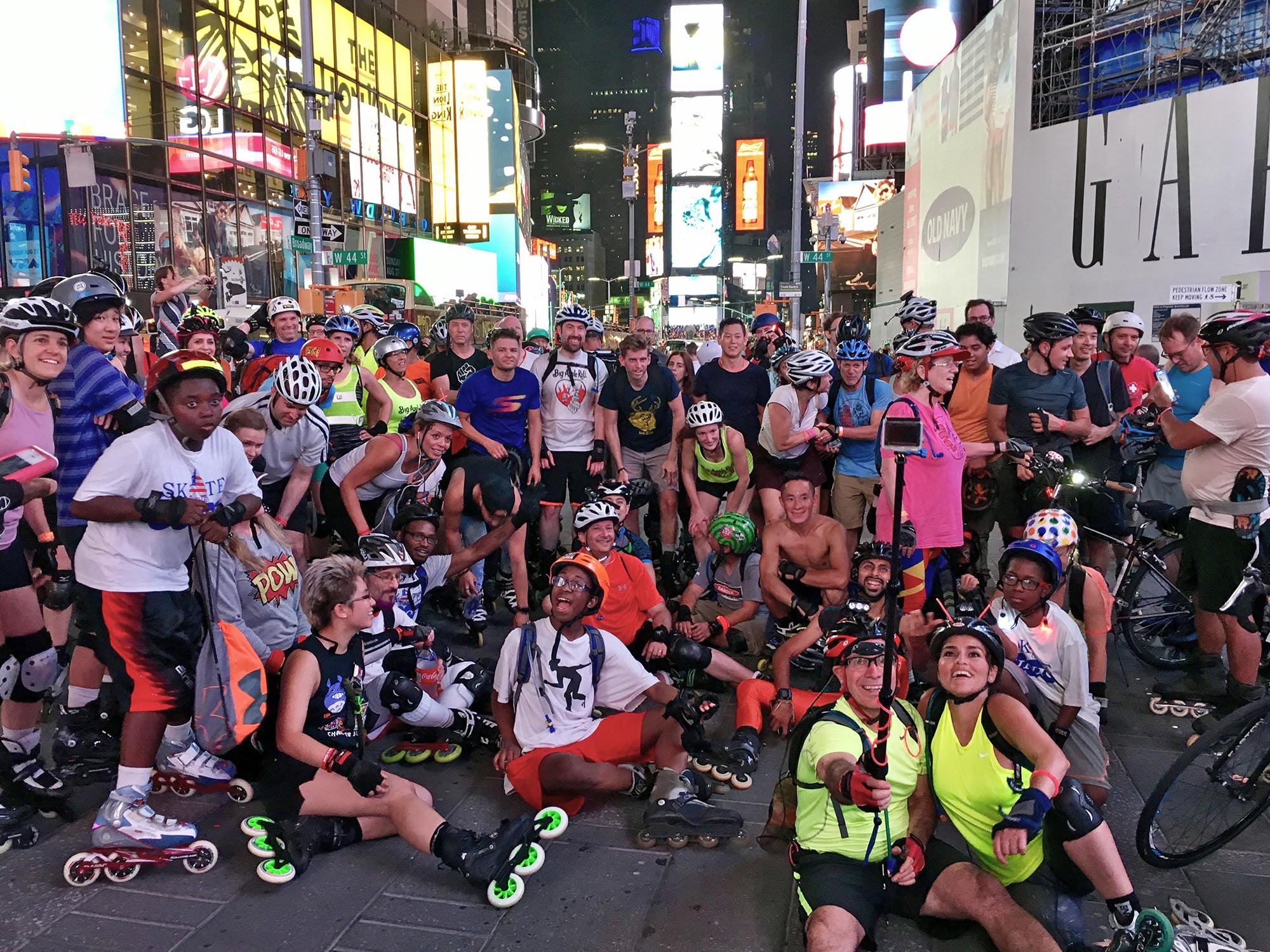 BAR group shot in Times Square 2017
